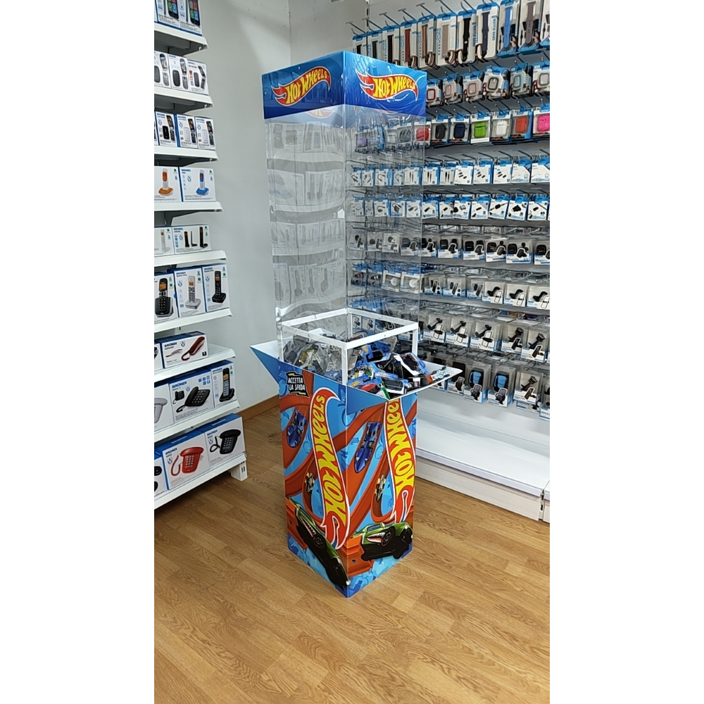 ESPOSITORE HOT WHEELS SILOS DA TERRA