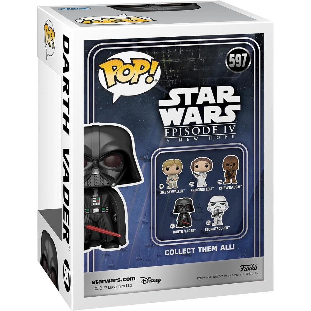 FUNKO POP STAR WARS : NEW CLASSIC - VINYL FIGURE 597 DARTH VADER 9CM
