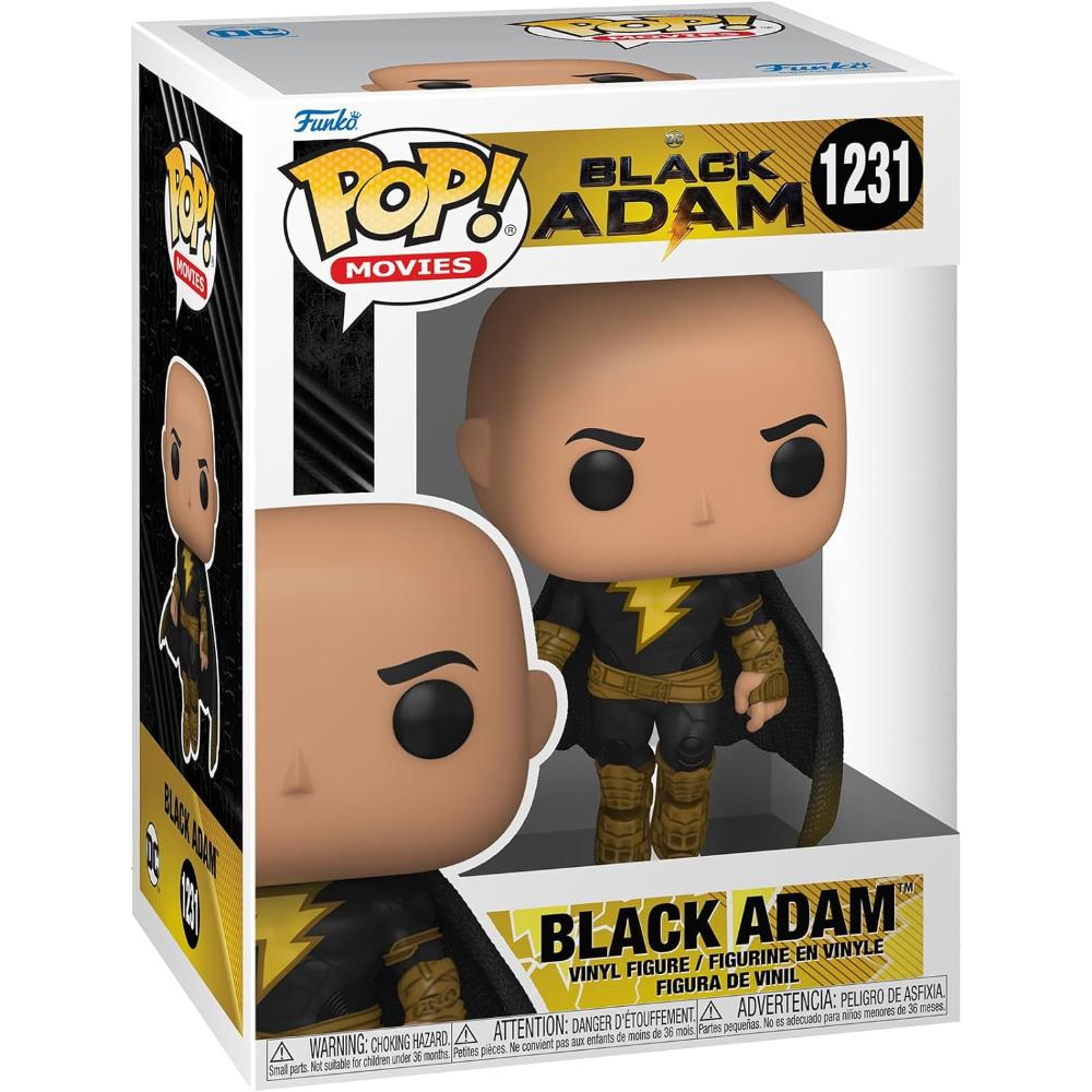 FUNKO POP BLACK ADAM - VINYL FIGURE 1231 BLACK ADAM FLYING 9CM*