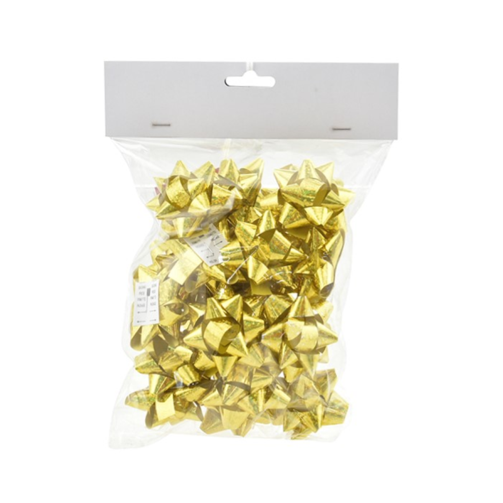 NATALUNA SET 20 COCCARDE D.5CM ORO PML06