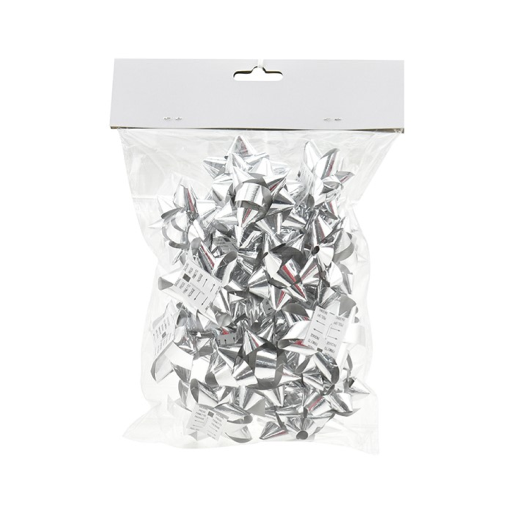 NATALUNA SET 20 COCCARDE D.5CM ARGENTO SP12