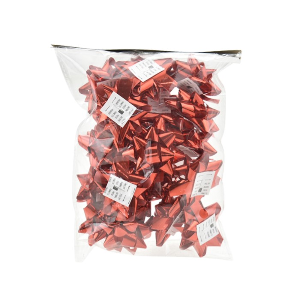 NATALUNA SET 20 COCCARDE D.5CM ROSSO SP01