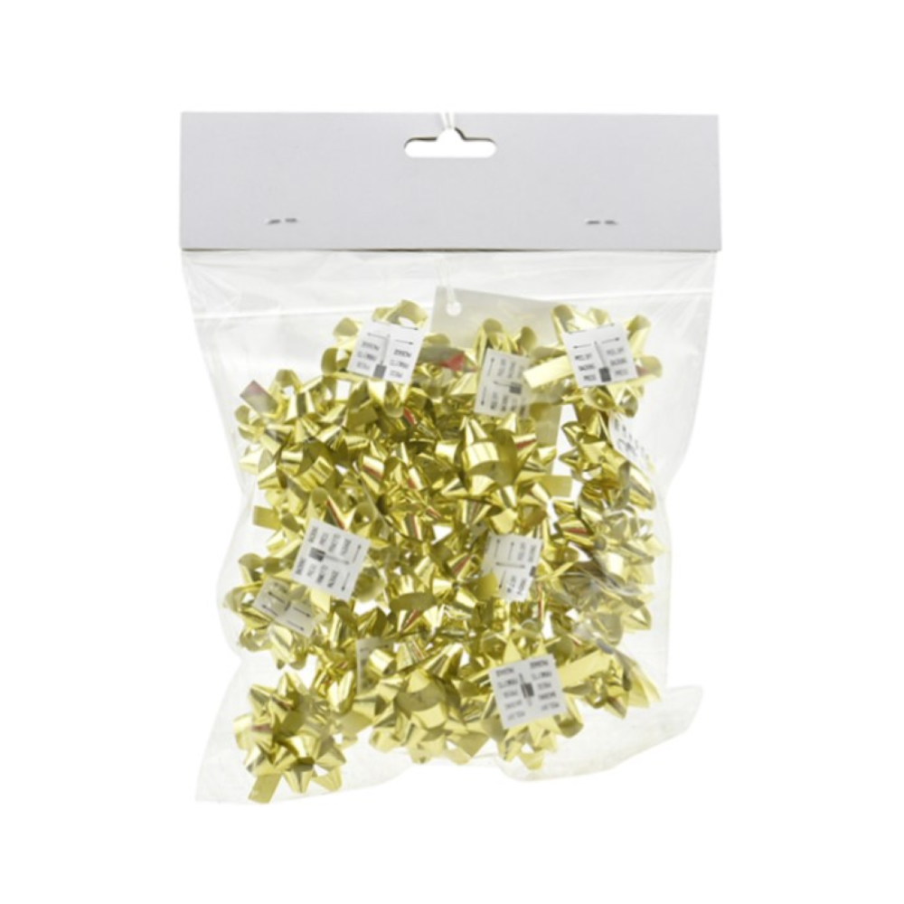 NATALUNA SET 25 COCCARDE D.4CM ORO SP37