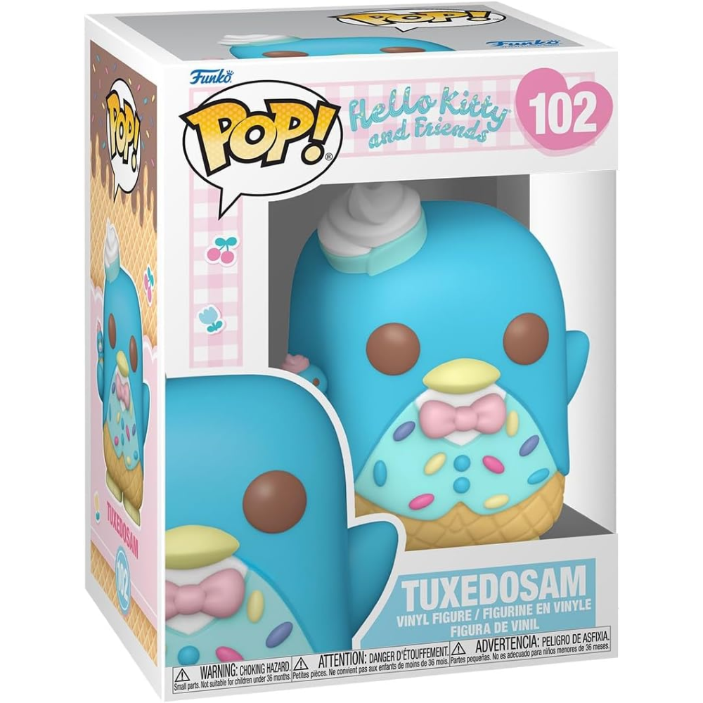 FUNKO POP HELLO KITTY (ICE CREAM) - VINYL FIGURE 102 TUXEDOSAM 9CM 