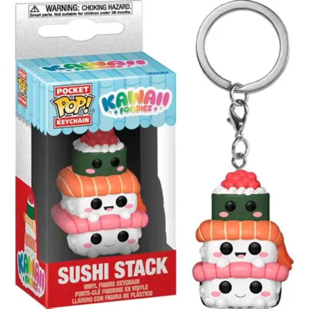 FUNKO POP KEYCHAIN KAWAII FOODIES - VINYL FIGURE - SUSHI STACK 4CM 