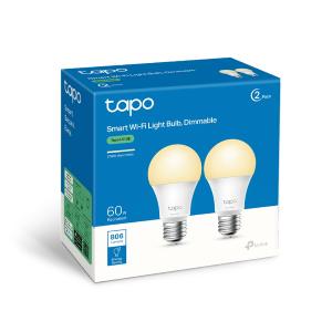 TAPO L510E   Lampadina LED Smart Wi-Fi con luce dimmerabile 2700KOMCLOUD Lampadina Wi-FI RGB + Bianco CCT E27 dimmerabile EE-11WE27