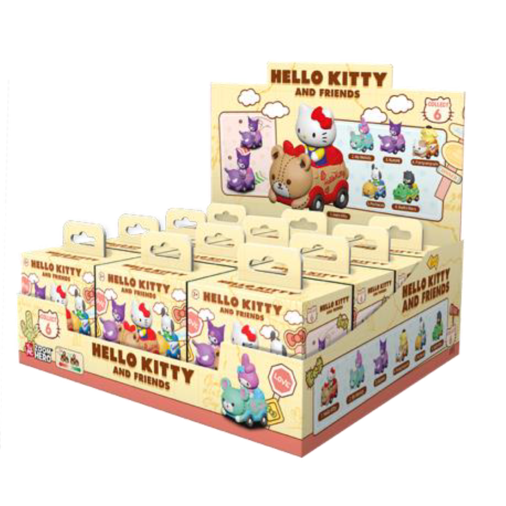 YuMe Blind Box - Zoom Hero - Hello Kitty and Friends Series 1 - PDQ (12 Units) 5CM 16688 