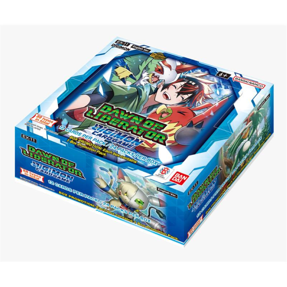 BANDAI Box Digimon Card Game - EX-11 Extra Booster Dawn of Liberator 13/02/2026