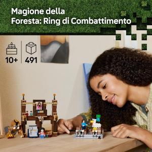 LEGO MINECRAFT MOVIE - MAGIONE DELLA FORESTA : RING DI CONBATTIMENTO 21272
