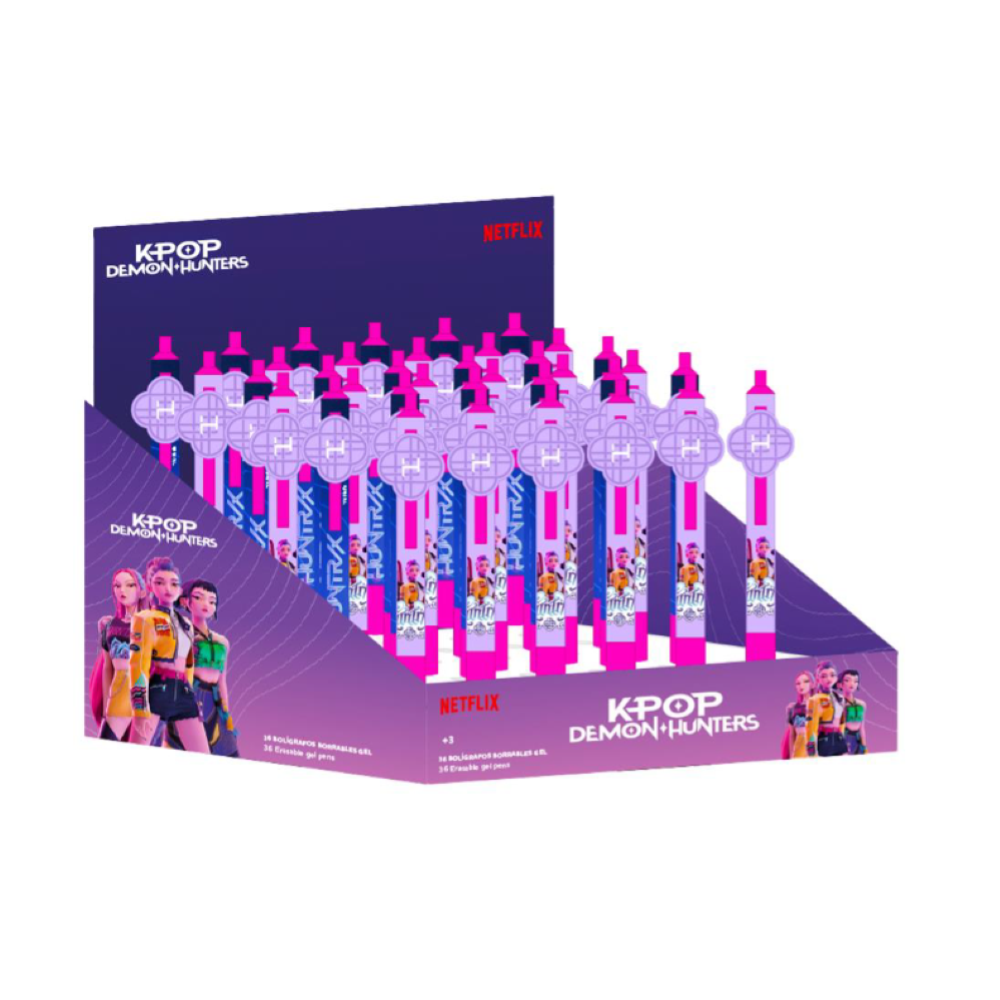 KPOP DEMON HUNTERS - DISPLAY PENNE GEL CANCELLABILI  