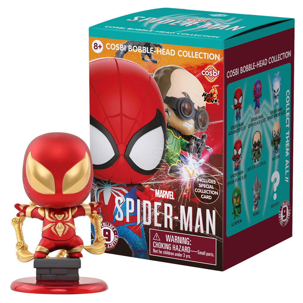 YuMe Blind Box - Cosbi - Spiderman Figurines - PDQ (8 Units) 15618 *MAGGIO 2026