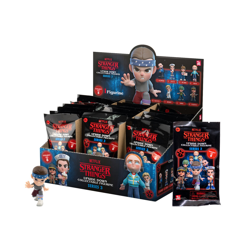 YuMe Blind Bag - Stranger Things Value Blind Bag - Figurine & Accessory - Series 3 - PDQ (24 Units) 15096