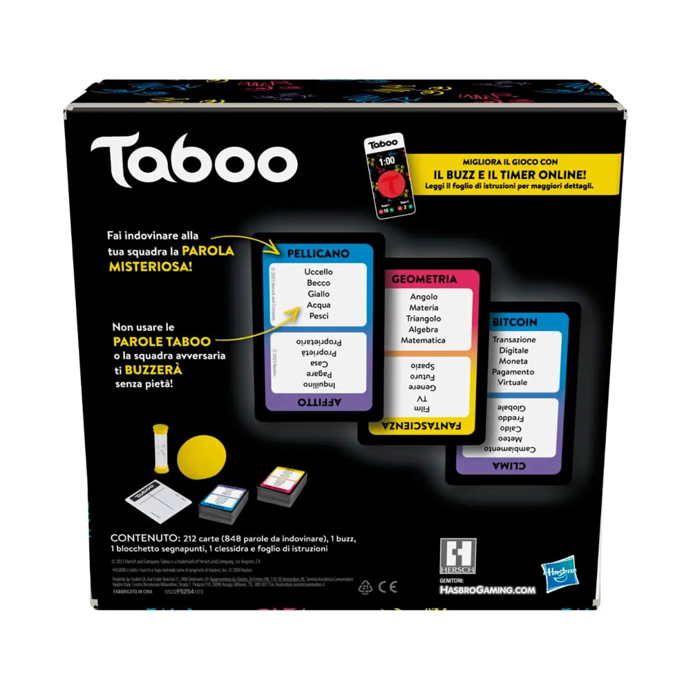 HASBRO GAMES - Taboo classico F5254
