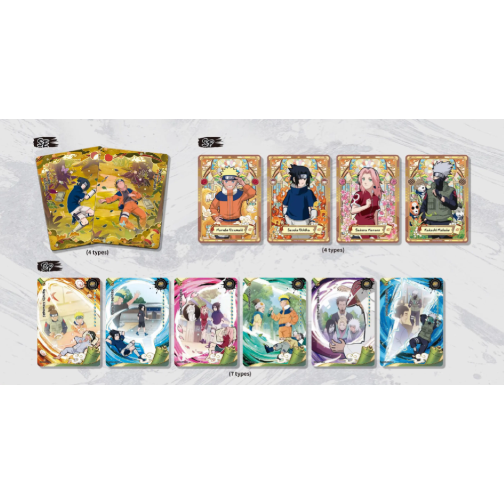 KAYOU - NARUTO - Smriti Collectible CardS - Heaven  SCROLL BUSTA DA 8 CARTE (PLATINUM)