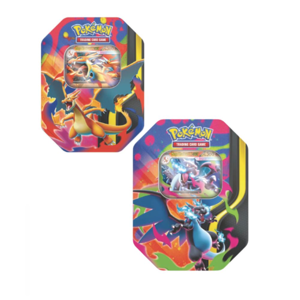 Pokemon -  Tin da Collezione Mega Charizard Y e X [MAX 24 ORDINE]