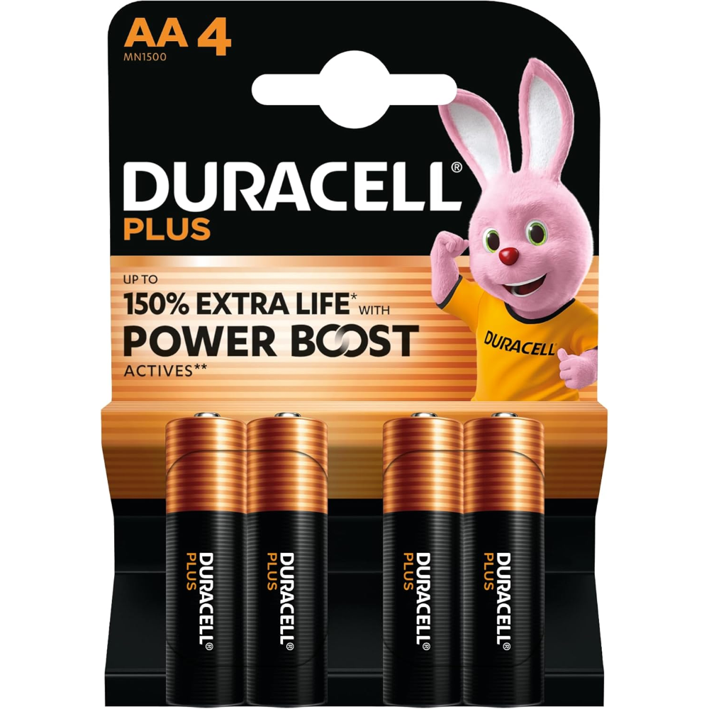DURACELL PLUS POWER BOOST 150% AA STILO BL4
