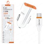 NEWTOP CC06 CAR FASTCHARGER 1 USB CON CAVO MICRO USB