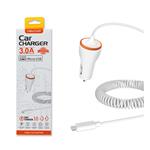 NEWTOP CC07 CAR FAST CHARGER CON CAVO MICRO USB BIANCO