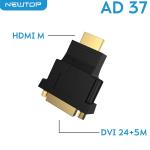 NEWTOP AD37 ADATTATORE DVI(24+5) F/HDMI M