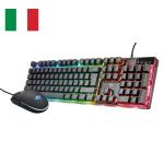 TRUST TASTIERA + MOUSE GAMING AZOR GXT 838 WIRED 23483