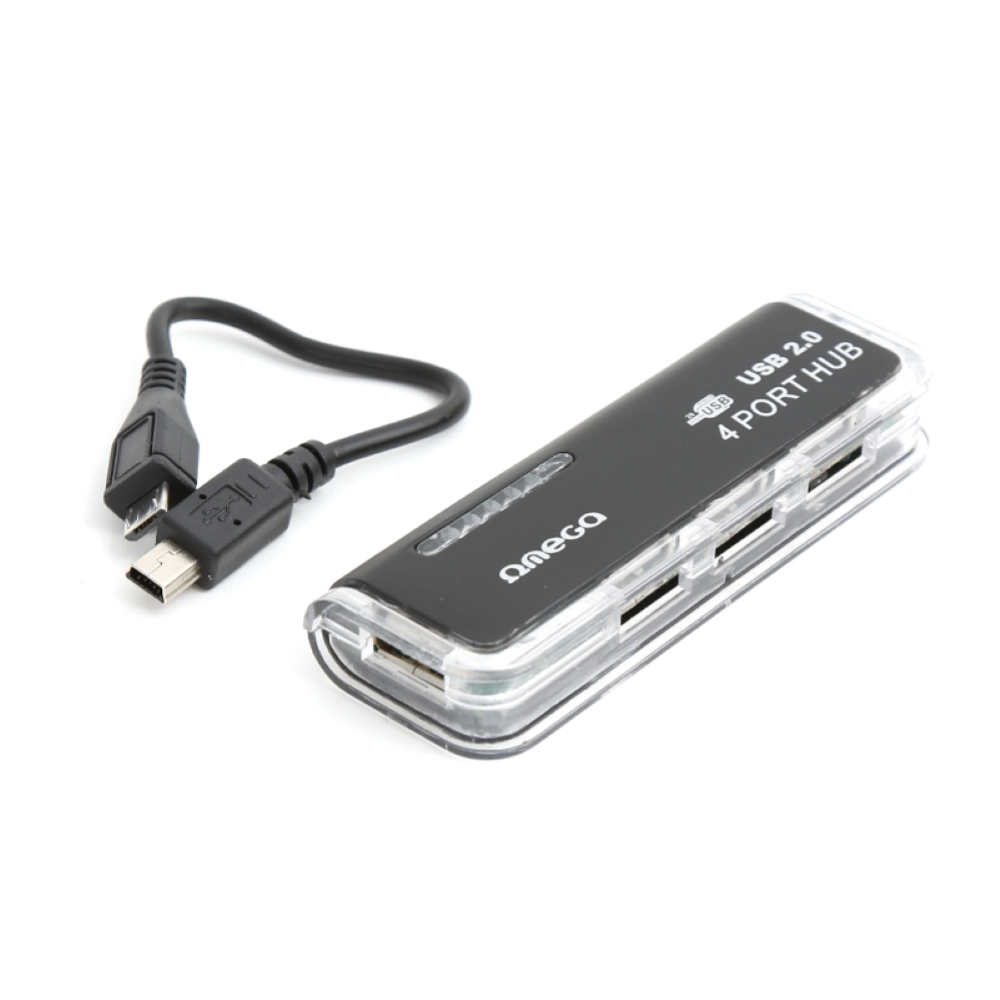 OMEGA USB 2.0 HUB 4 PORT