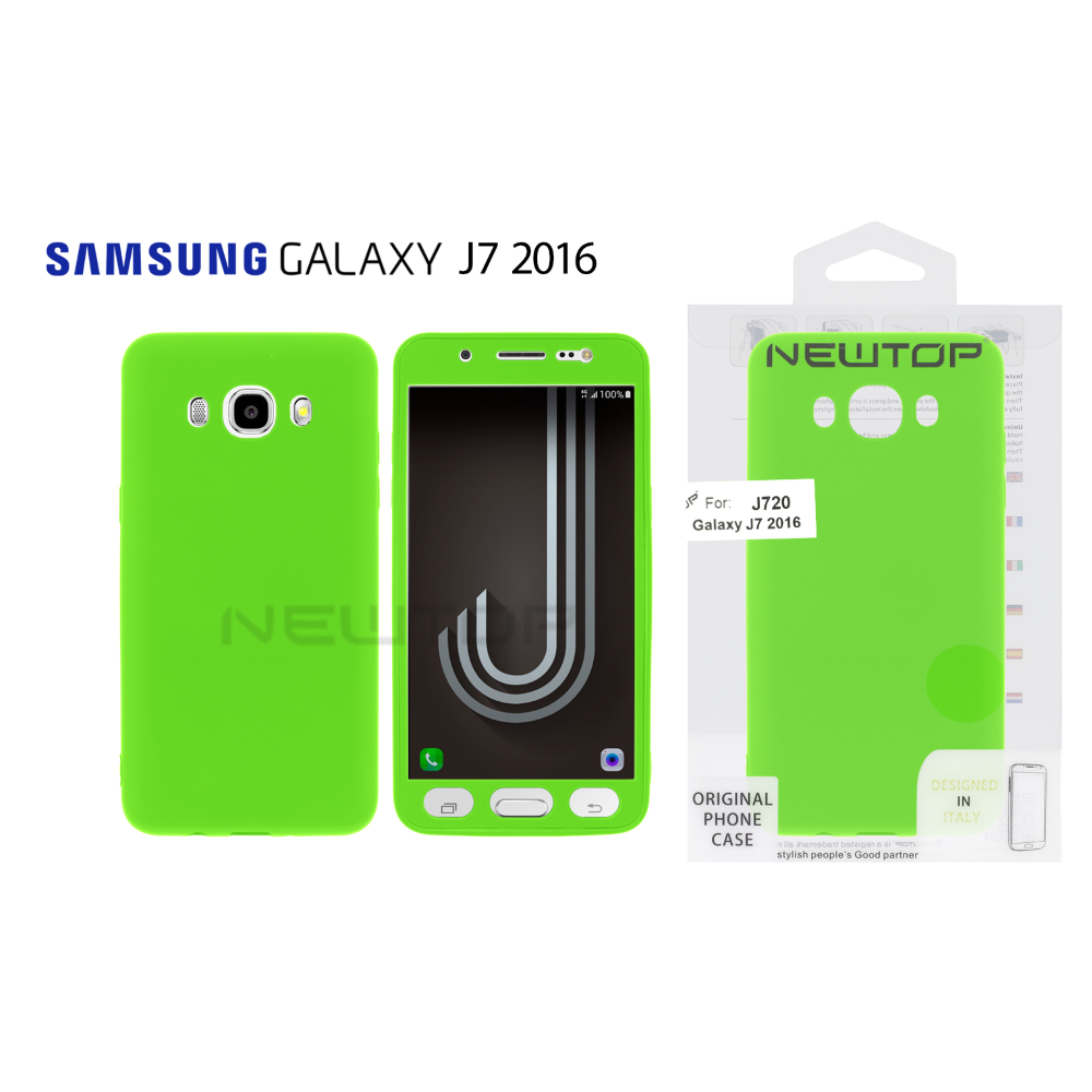 360 2 IN 1 TPU SOFT COVER SAMSUNG GALAXY J7 2016 (SAMSUNG - Galaxy J7 2016 - Verde)