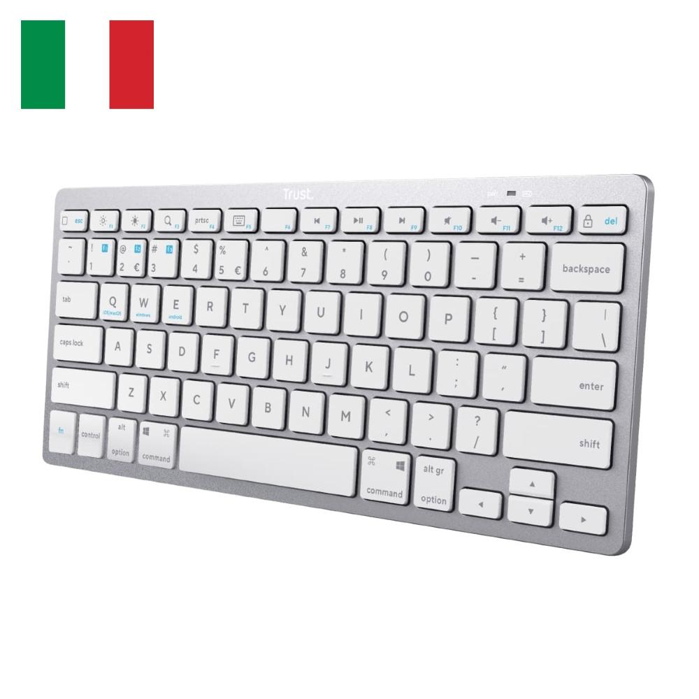 Prodotto: 42404 - TRUST TASTIERA BLUETOOTH MAC IOS WINDOWS ANDROID BASICS  24652 - Trust (Informatics-Accessori PC - Tastiere)