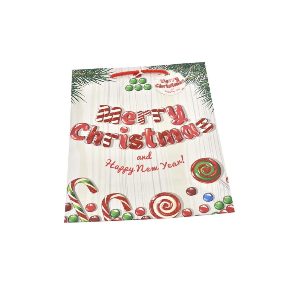 NATALUNA BUSTA NATALE 210GR 33X10.5X45CM DES.06