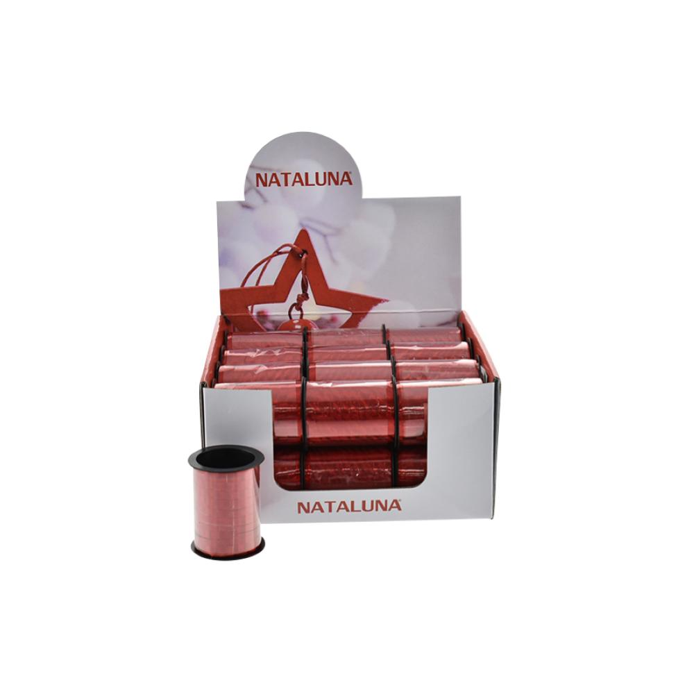 NATALUNA ROCCHETTO 5MMX20MT DISPL.24PCS ROSSO SL7-01