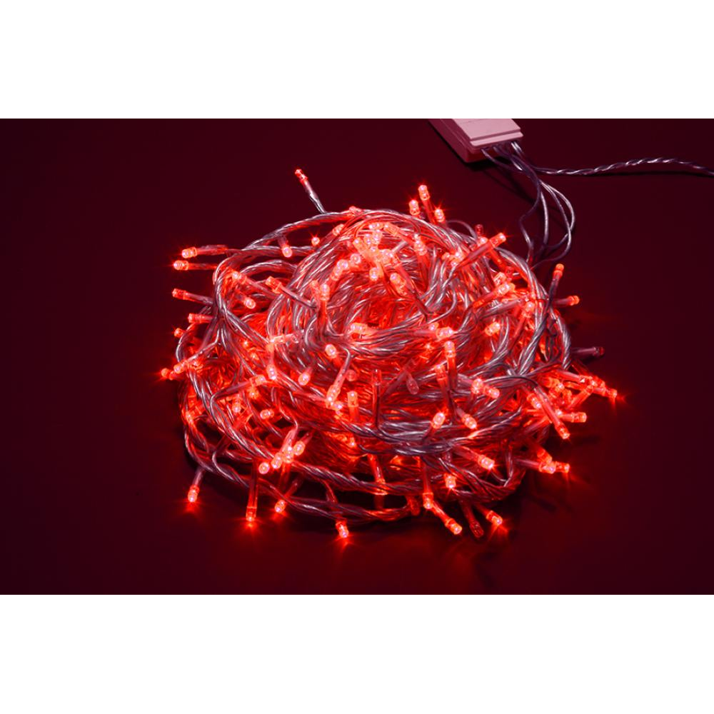 NATALUNA SERIE 500LED USO EST.8F.ROSSO TRASP