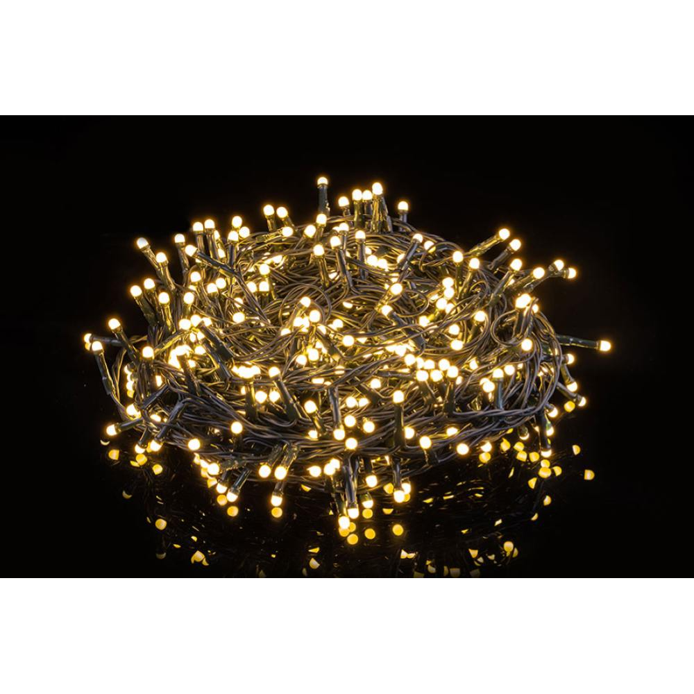 NATALUNA SERIE 500LED 8F.U.EST.TOP BIANCO CALDO