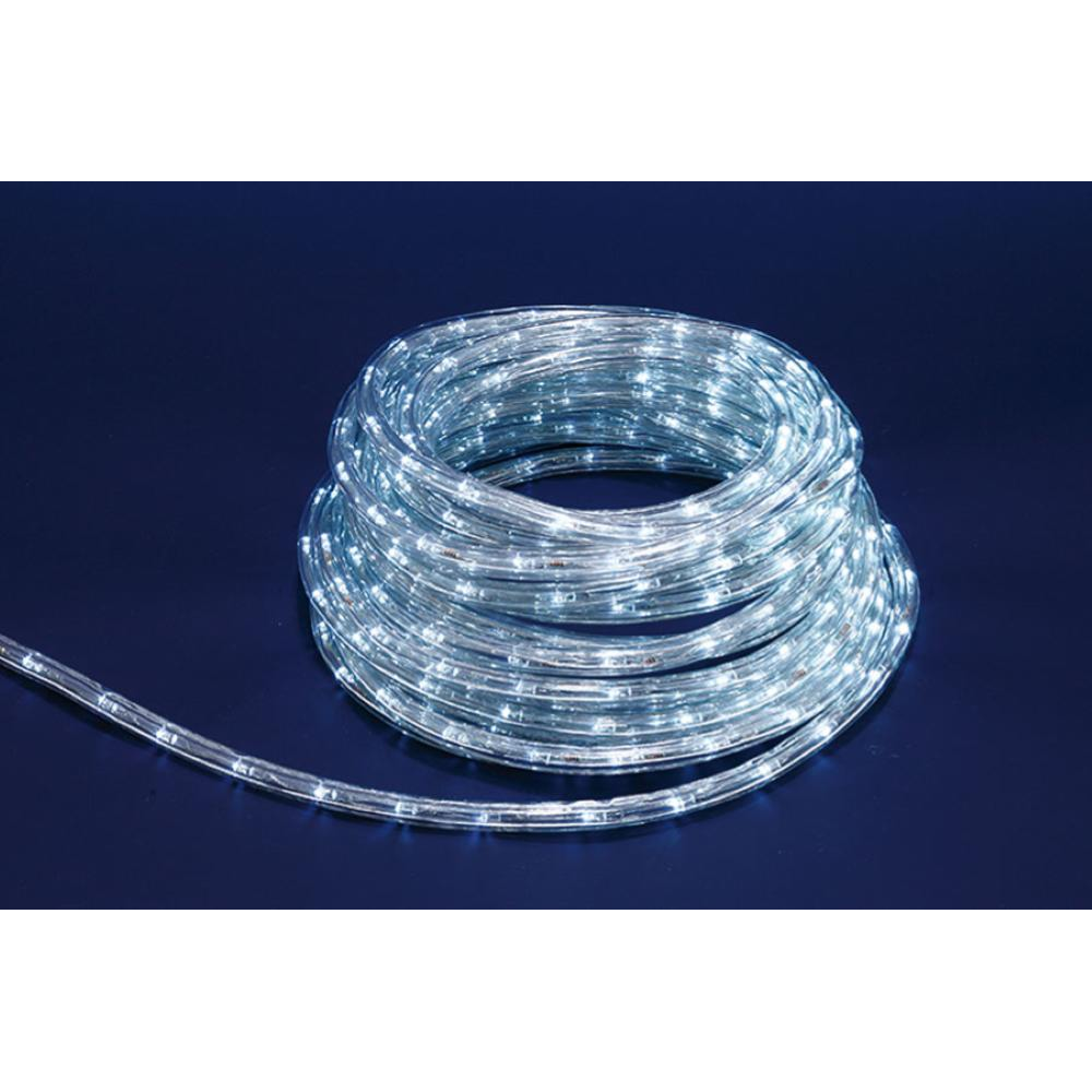 NATALUNA TUBO 180LED 10MT USO ESTERNO 8FUNZ.BIANCO