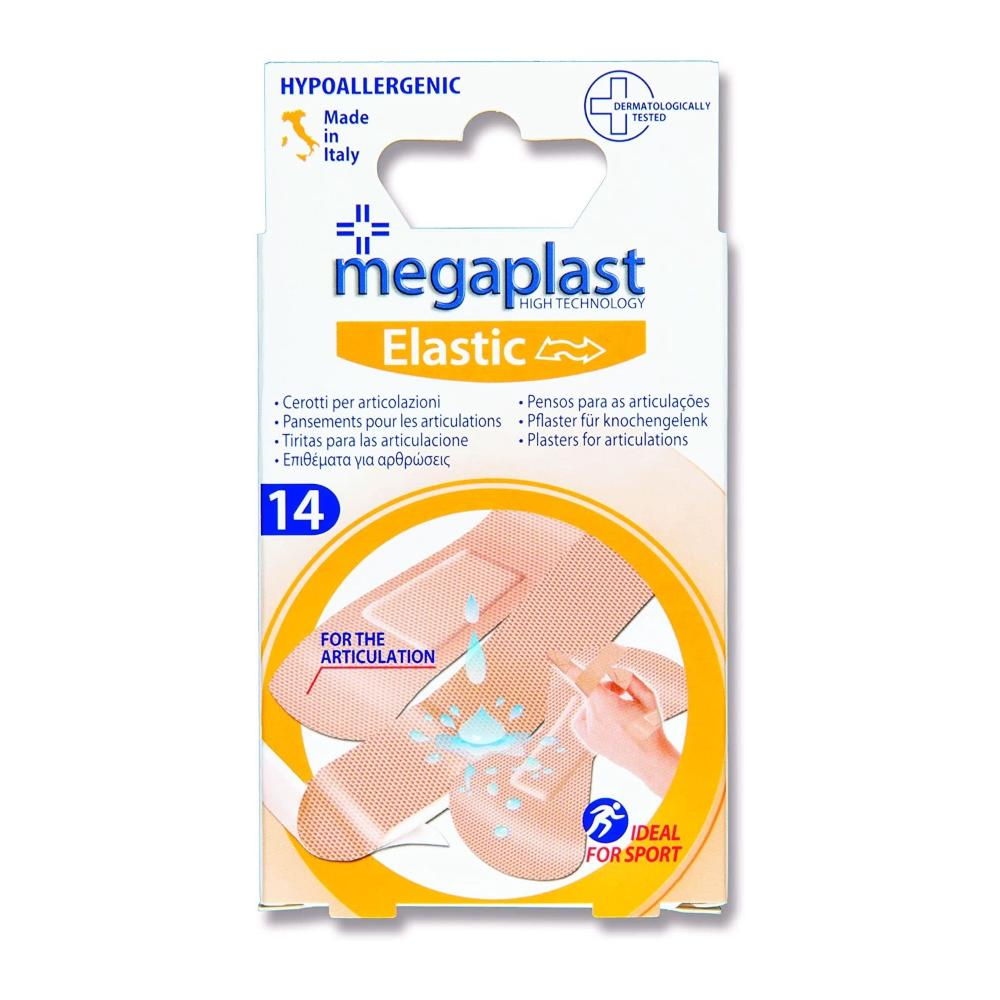 Prodotto: 44031 - MEGAPLAST ELASTIC ML 14 CEROTTI MANI 3 FOR.COTONE CONF.14  12PZ - Megaplast (Self care - Medicazione)