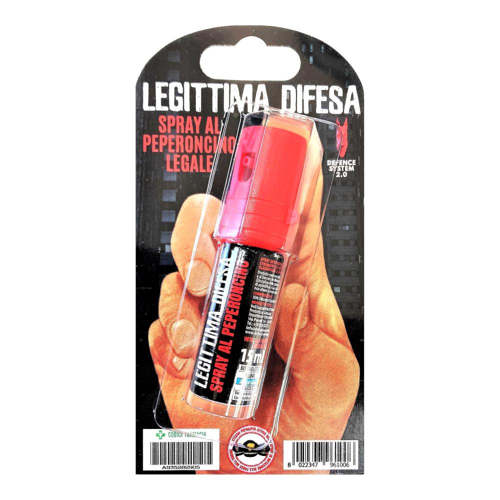 Prodotto: 44990 - LEGITTIMA DIFESA SPRAY AL PEPERONCINO LEGALE