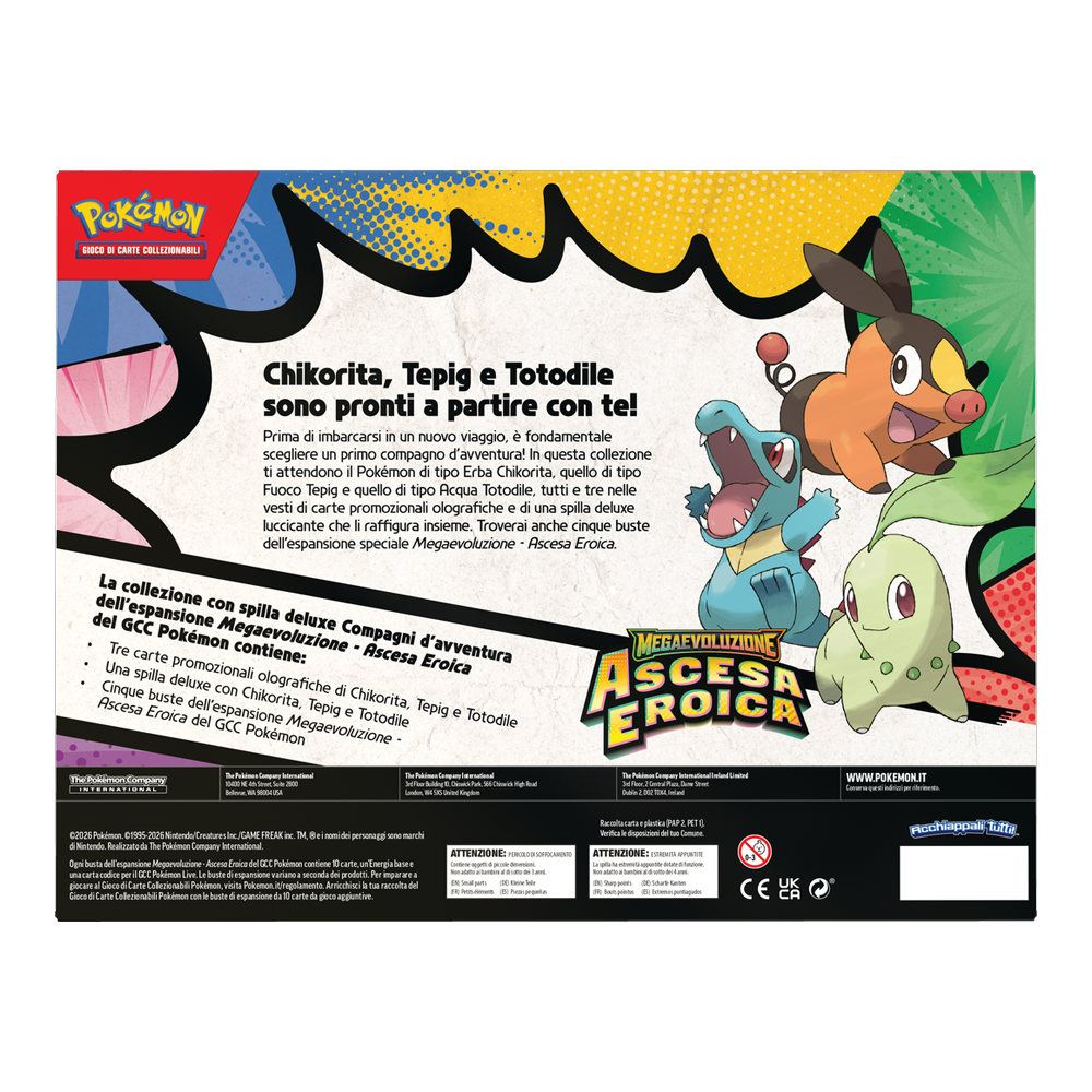 Pokémon -  M2.5 Collezione con spilla Deluxe Compagni d'Avventura - Ascesa Eroica IT