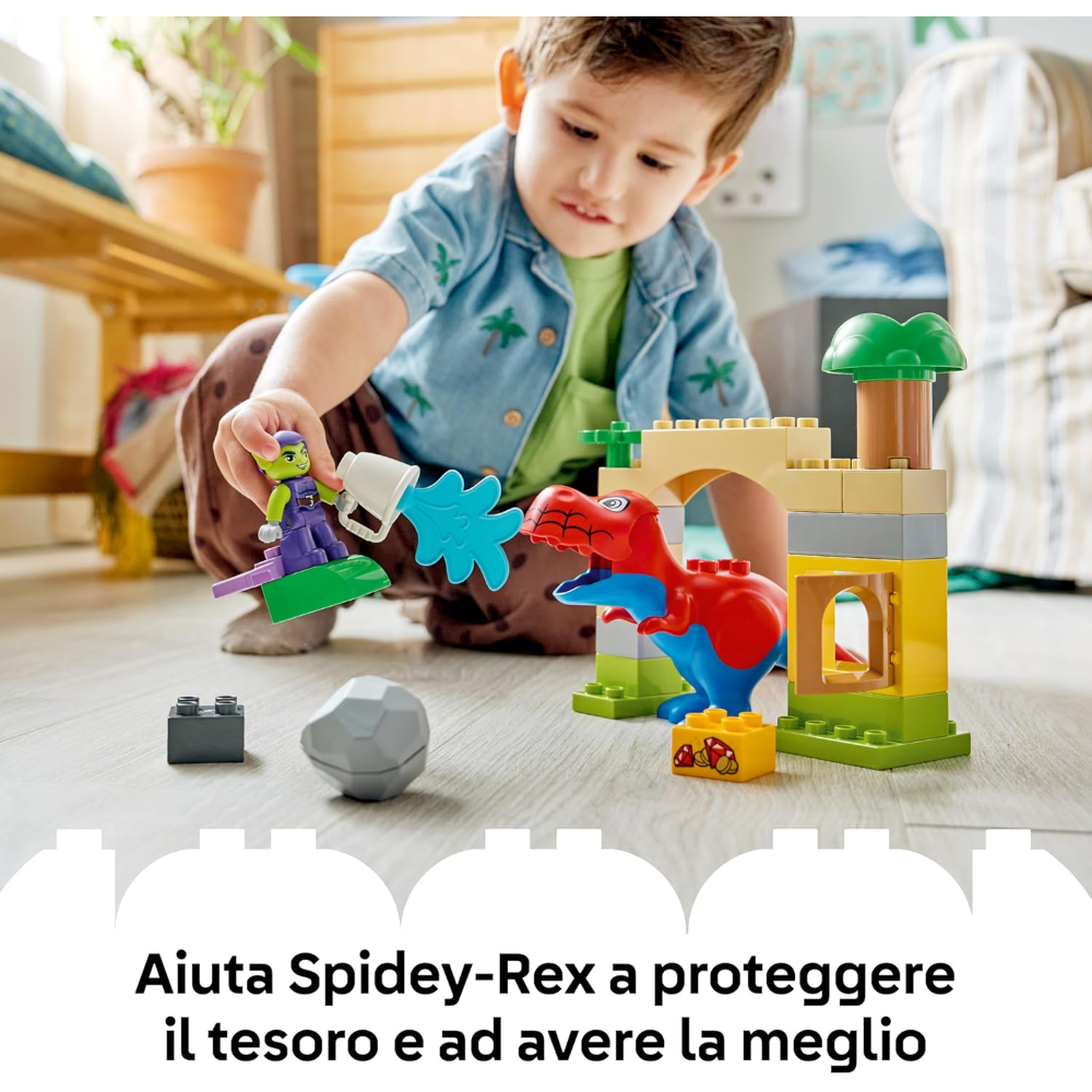 LEGO DUPLO SPYDEY - Dinosauro Spidey-Rex vs. Goblin 10463