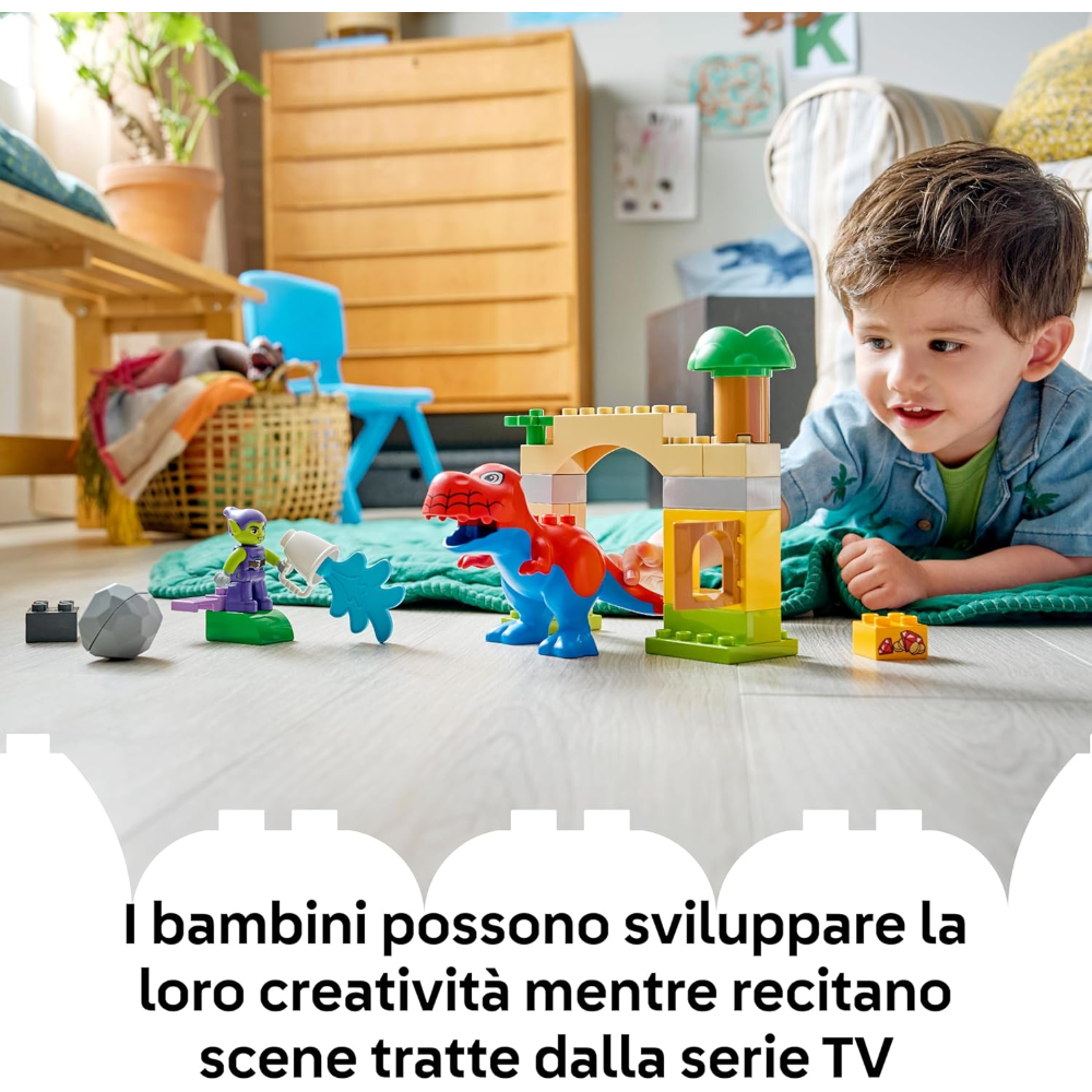 LEGO DUPLO SPYDEY - Dinosauro Spidey-Rex vs. Goblin 10463