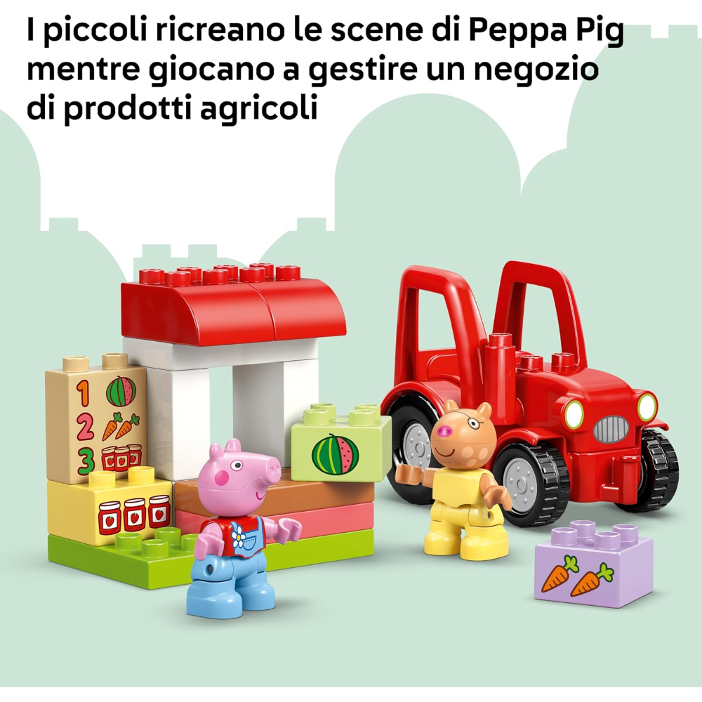 LEGO DUPLO - PEPPA PIG  Trattore e mercato 10468