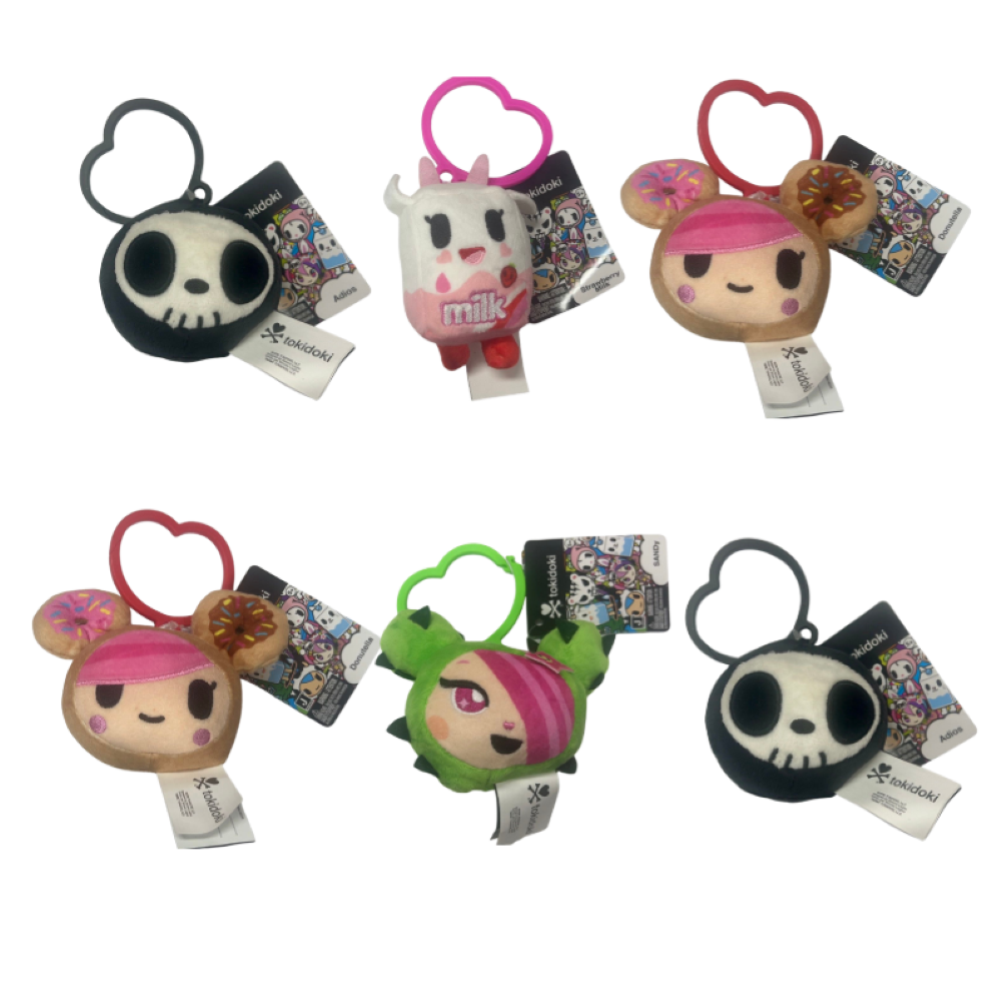 TOKIDOKI - Tokidoki Peluche Clip 10 cm Assortimento TKD00200