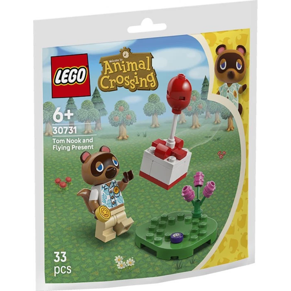 LEGO POLYBAG ANIMAL CROSSING - Tom Nook con regalo volante 30731 