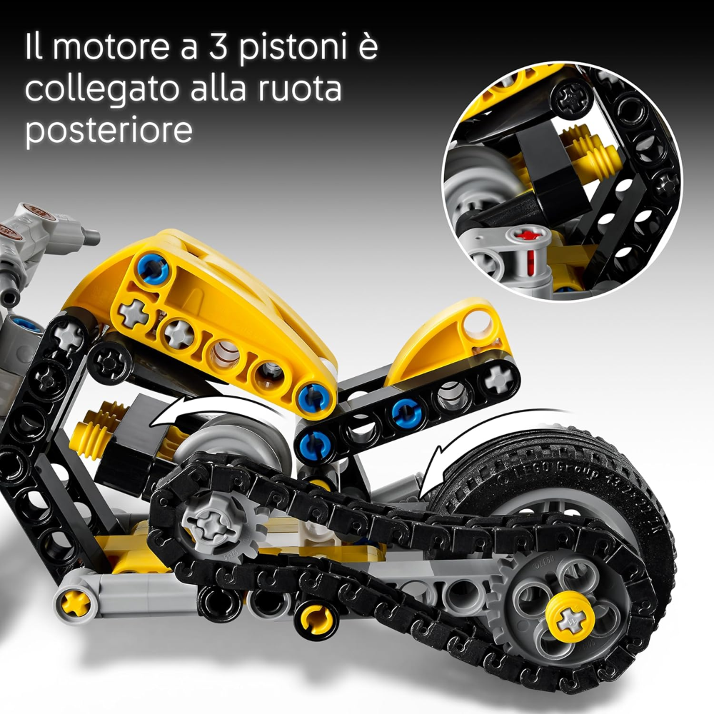 LEGO TECHNIC - Moto gialla 42225
