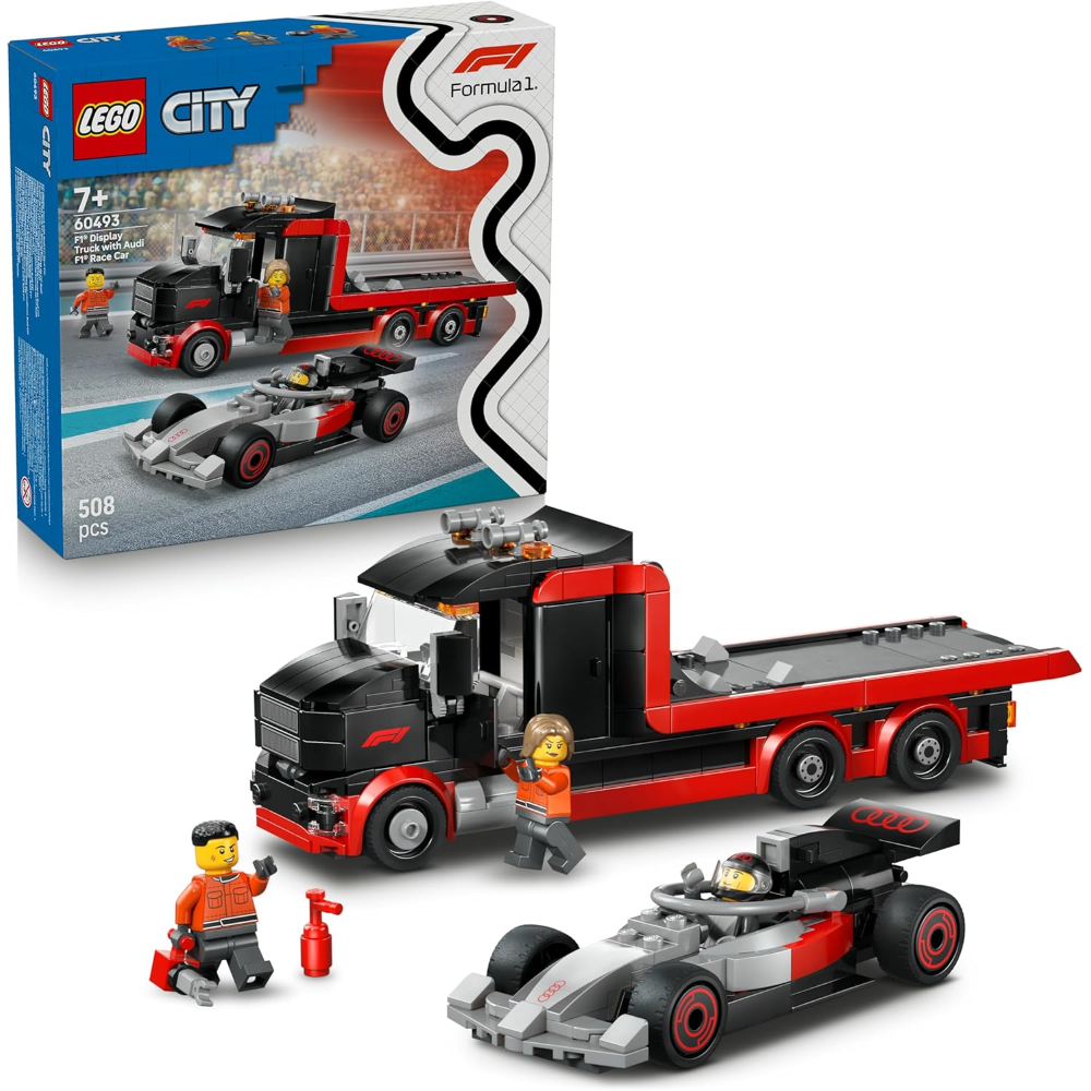 LEGO CITY - Display Truck F1® con auto da corsa Audi F1® 60493