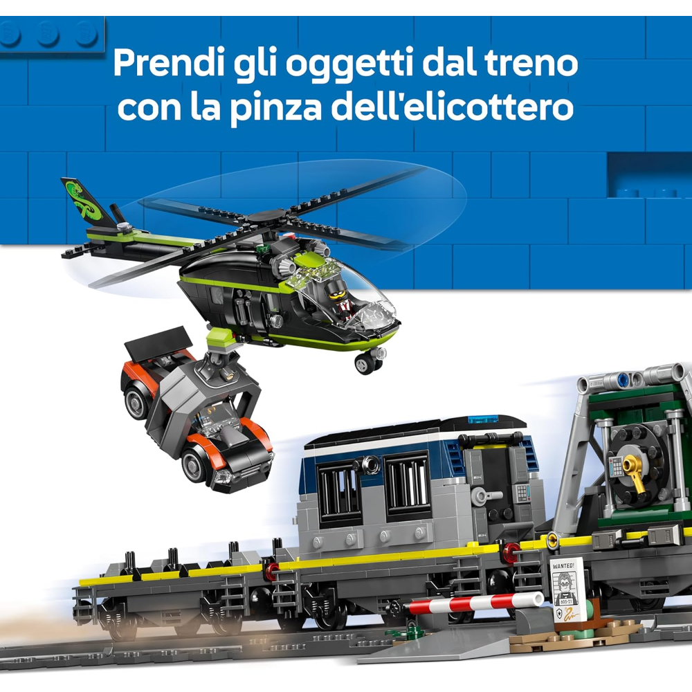 LEGO CITY - Rapina al treno della polizia 60508