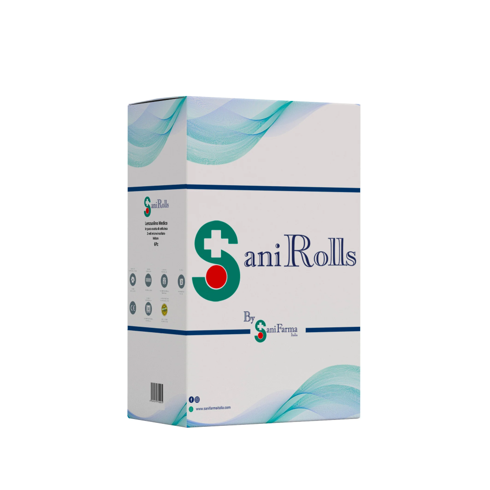 PREORDINE - SANI ROLLS - LENZUOLINO MEDICO IN PURA OVATTA DI CELLULOSA - 60X100