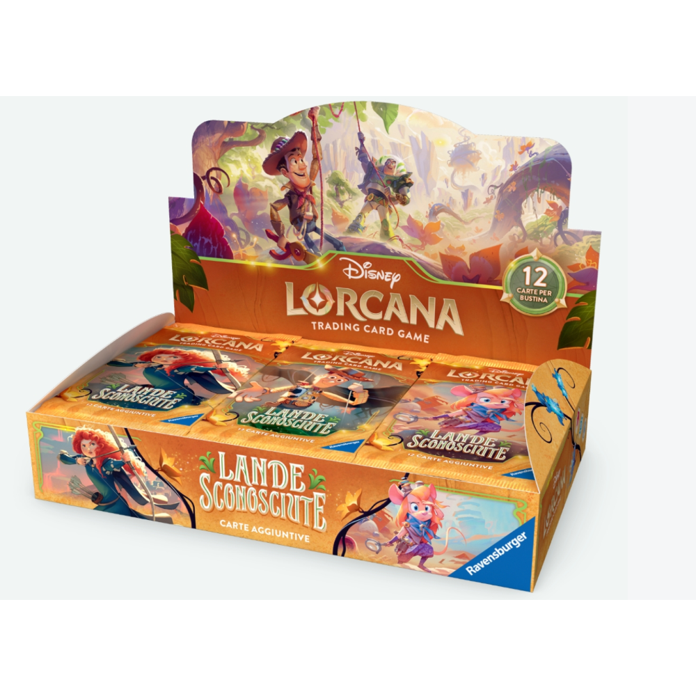 LORCANA - BOX 24 BUSTE S12 - Lande Sconosciute Booster Pack Display ITA 15/05/2026