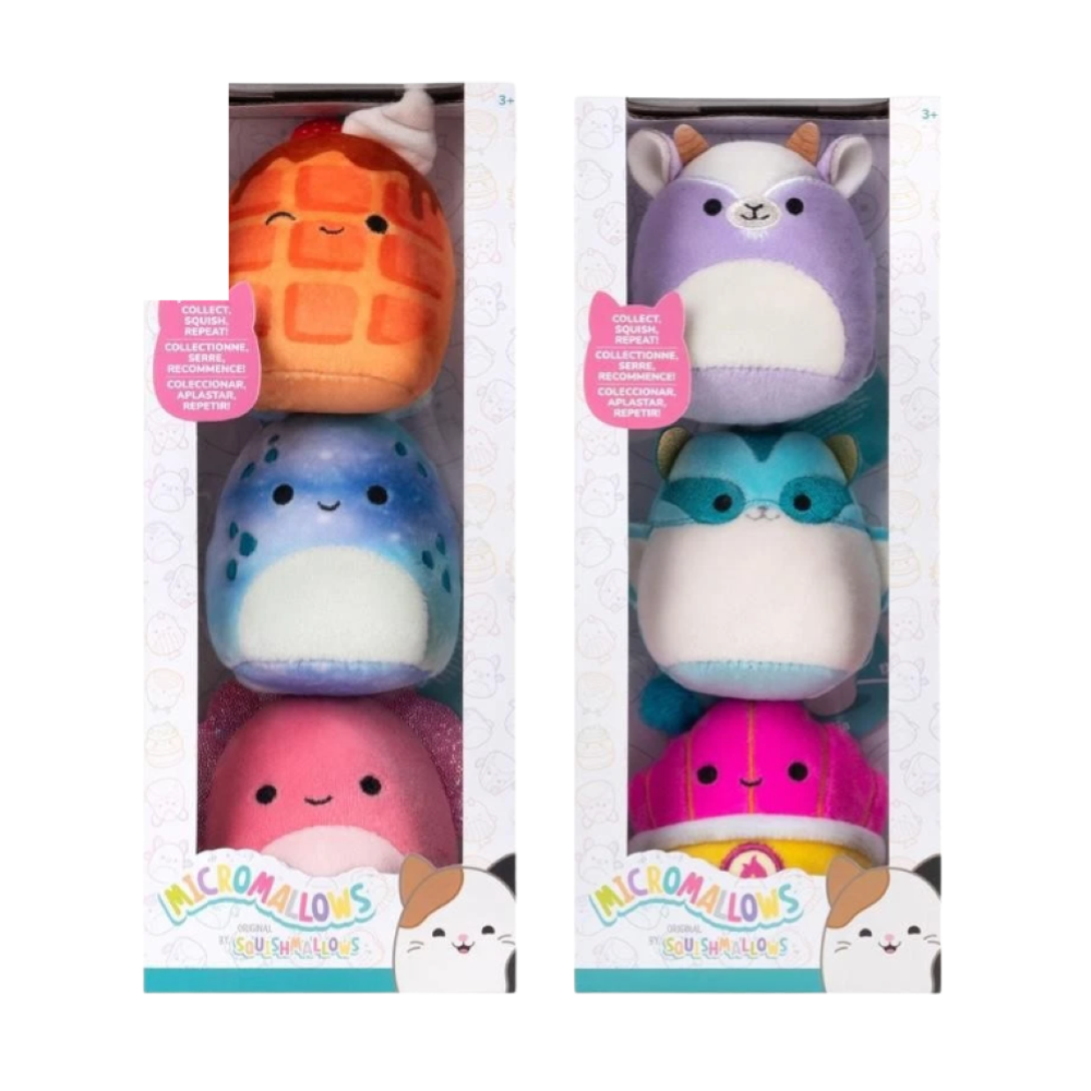 Rei Toys Squishmallows - Micromallows 3 Peluche 7 cm (Assortimento) - SQMM0200