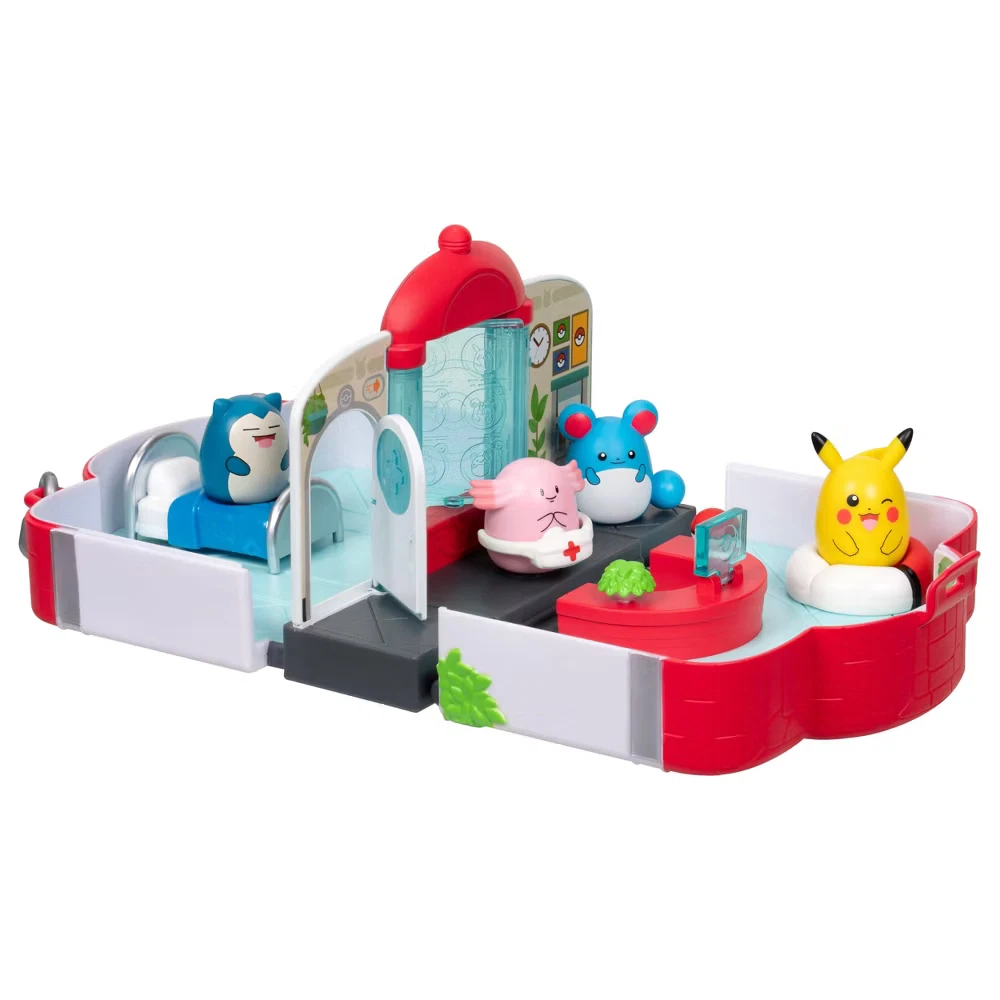 Rei Toys - Squish a longs Pokémon Playset scatola vetrina  SQAL1900