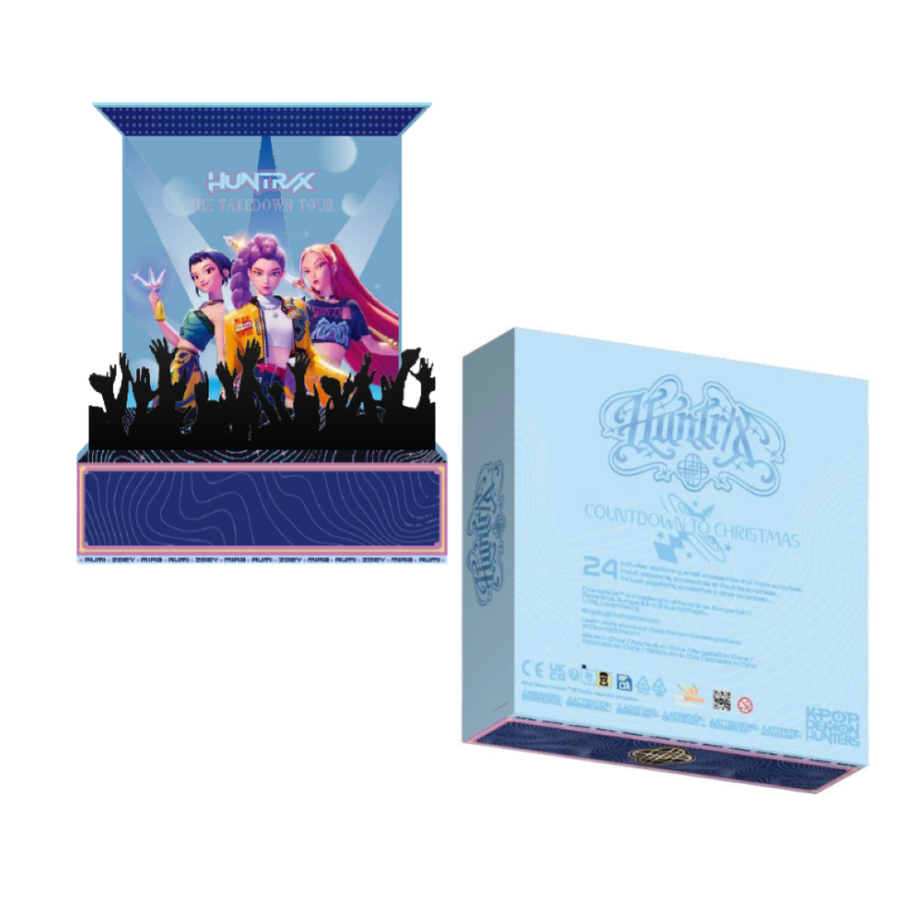 PREORDINE YuMe Gift Box - Deluxe Advent Calendar - KPop Demon Hunters - SOLID CTN (4 Units) 17904 *FINE SETTEMBRE