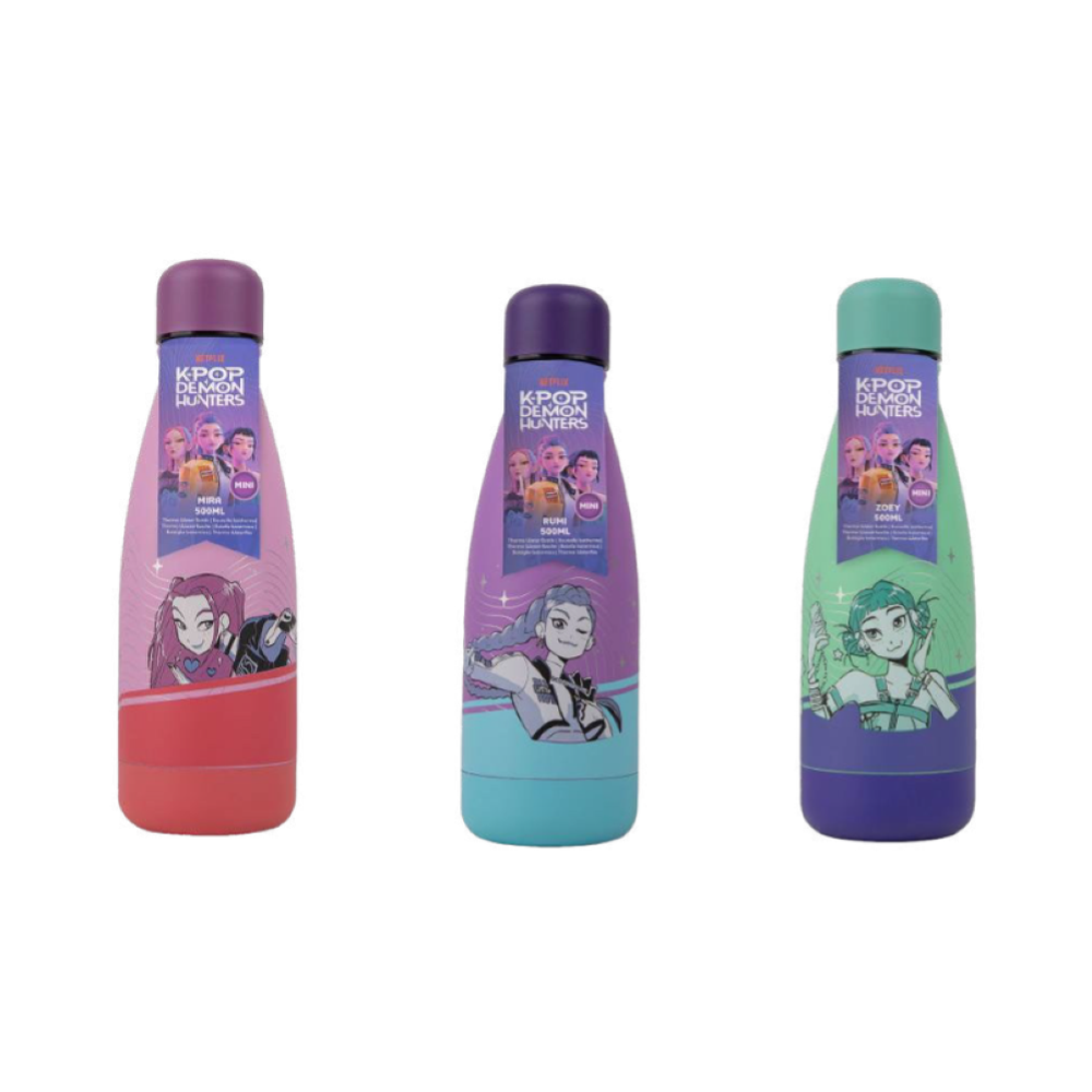 PREORDINE YuMe Paper Tag - KPop Demon Hunters Water Bottle - ASSORTED CTN (6 Units) 17900 *LUGLIO