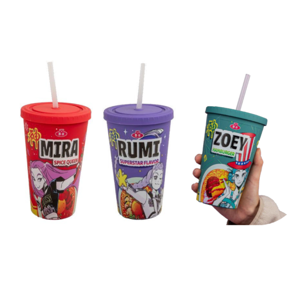 PREORDINE YuMe - KPop Demon Hunters Tumbler - ASSORTED CTN (6 Units) 17905 *LUGLIO